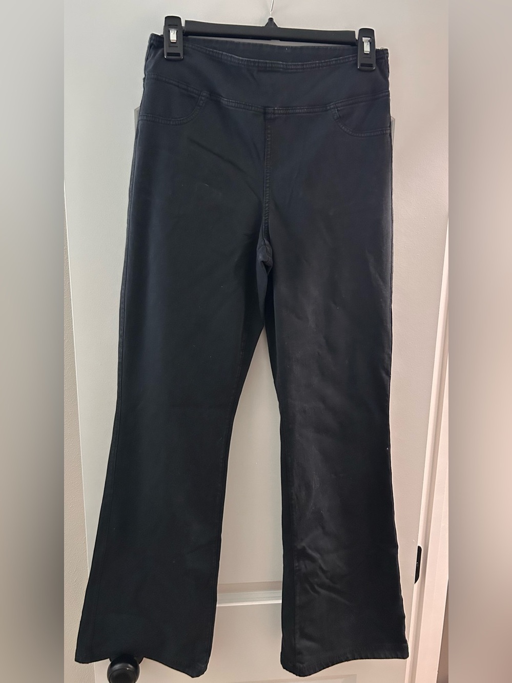 American Eagle Outfitters Black Flare Wide-Leg Jeans